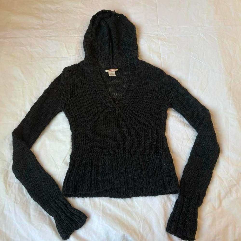 Black Knit Women's Sweater